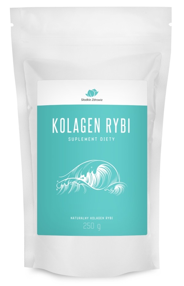 Kolagen rybi - czysty morski w proszku - na skórę - 250g